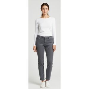 Eddie Bauer Woman's Gray Boyfriend Slim Corduroy Pants